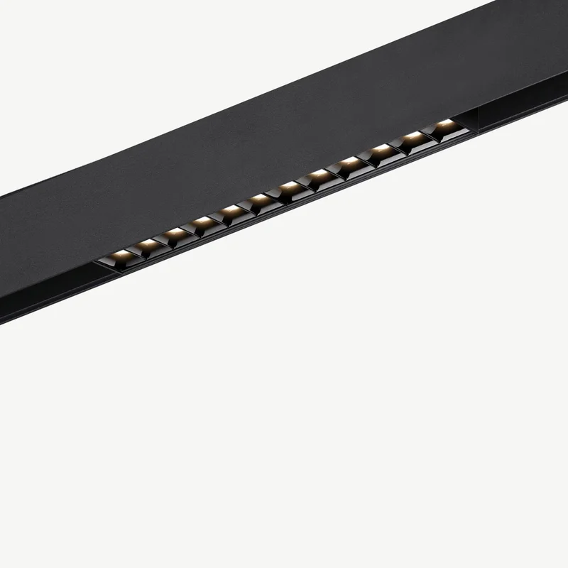 Magnetic track grille lights module